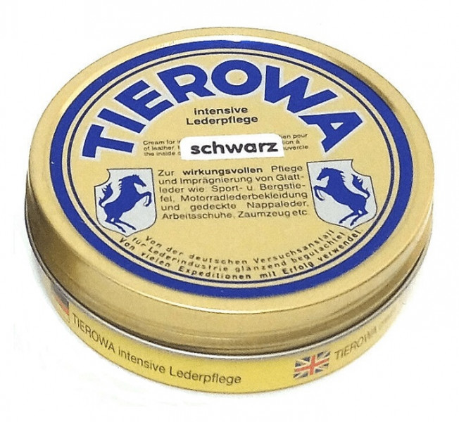 Tierowa Lederfett 100ml schwarz