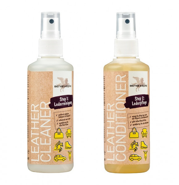 B&E Lederpflege im Set Leather Cleaner und Conditioner