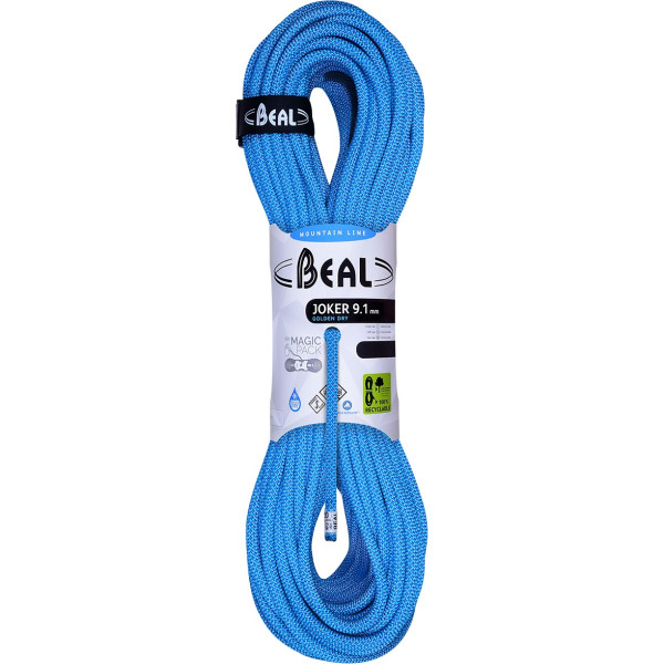 Beal Joker 9.1 mm UNICORE Dry Cover Blue