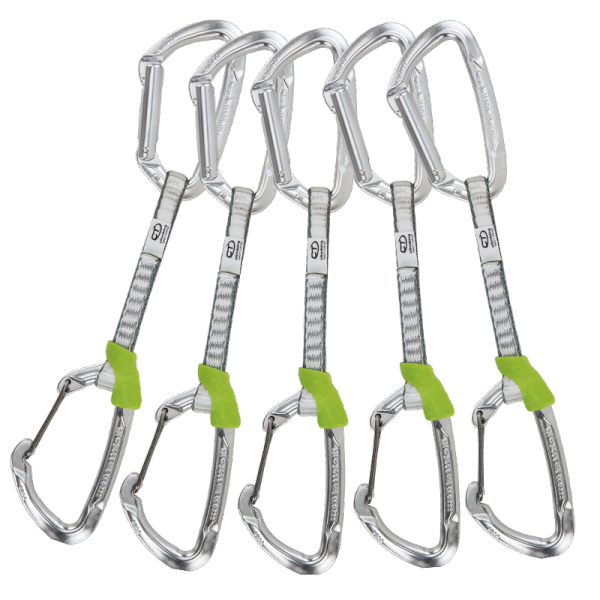 Climbing Technology Lime Mix 5er Set 12 cm DY silber